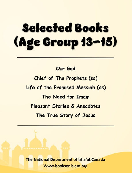 Selected Books (Age Group 13-15)