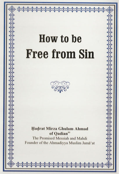 How to be free from Sin