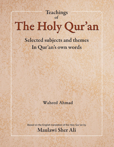 Teachings of the Holy Quran
