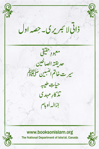 Personal Library (Urdu Part 1)
